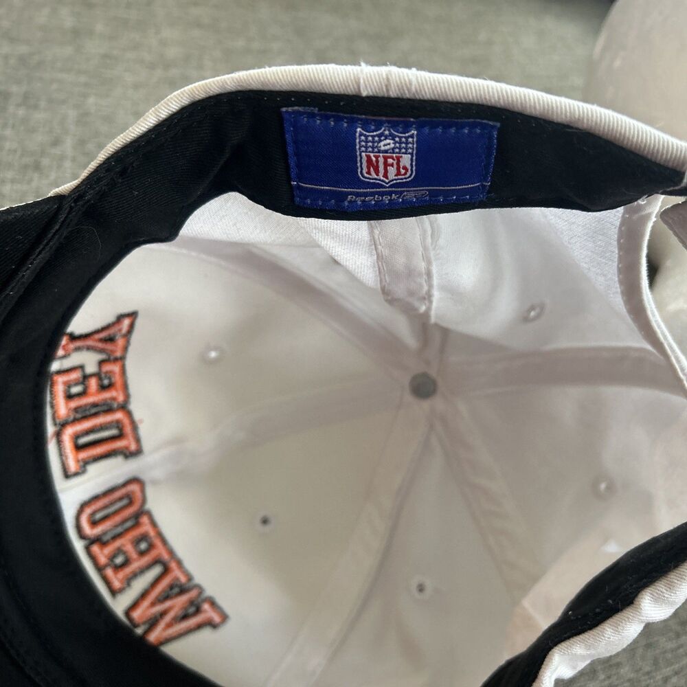 CINCINNATI BENGALS WHO DEY Reebok Adjustable Baseball HAT/CAP, White - Picture 3 of 5